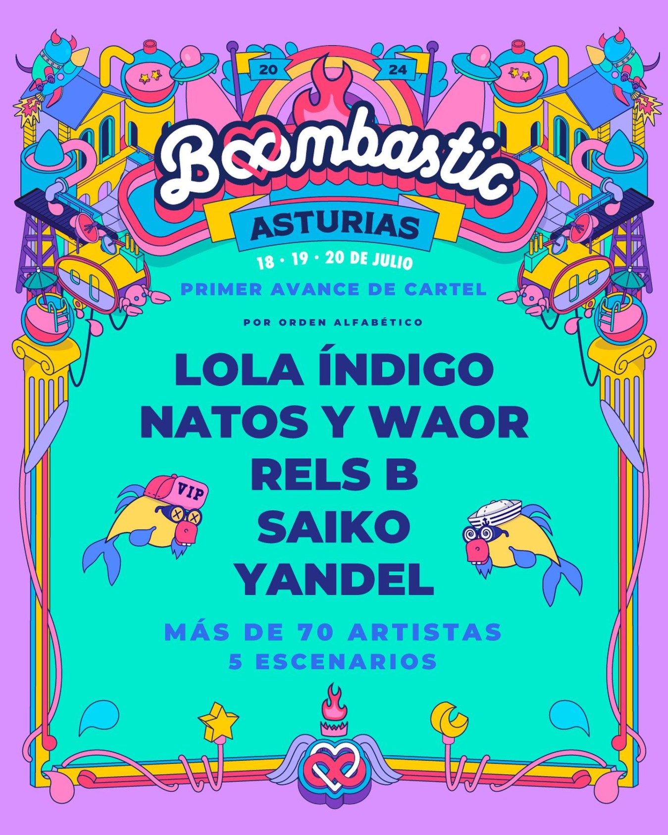 Primer avance del cartel de Boombastic Asturias 2024 y entradas